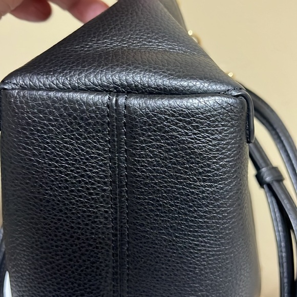 Coach Authentic Satchel Shoulder/Crossbody Bag A 2261-C6229 Black Pebbled - Picture 15 of 16